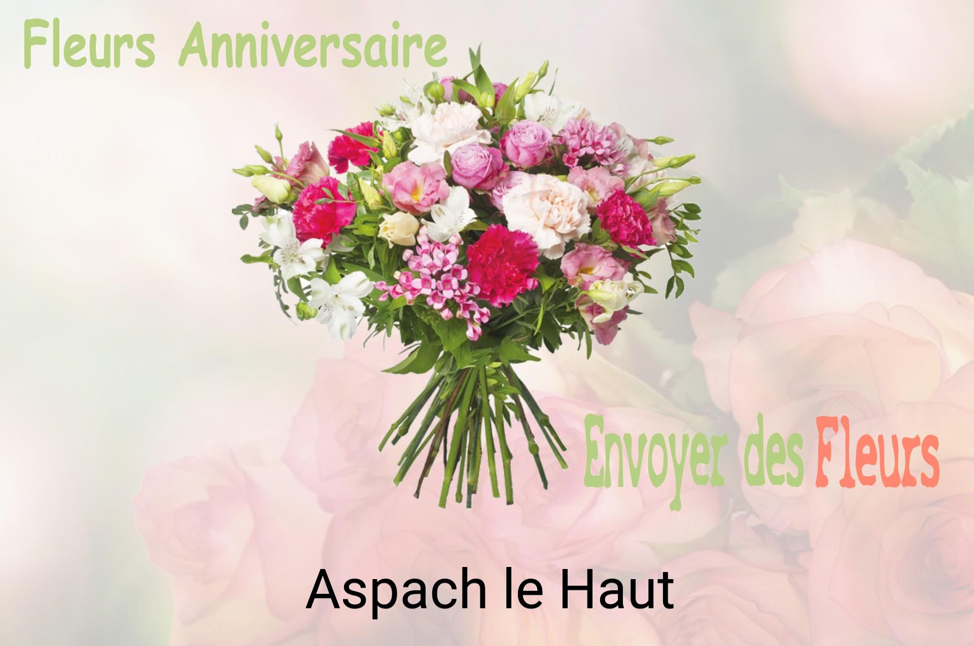 Bouquet de fleurs d’anniversaire livré à Aspach-le-Haut