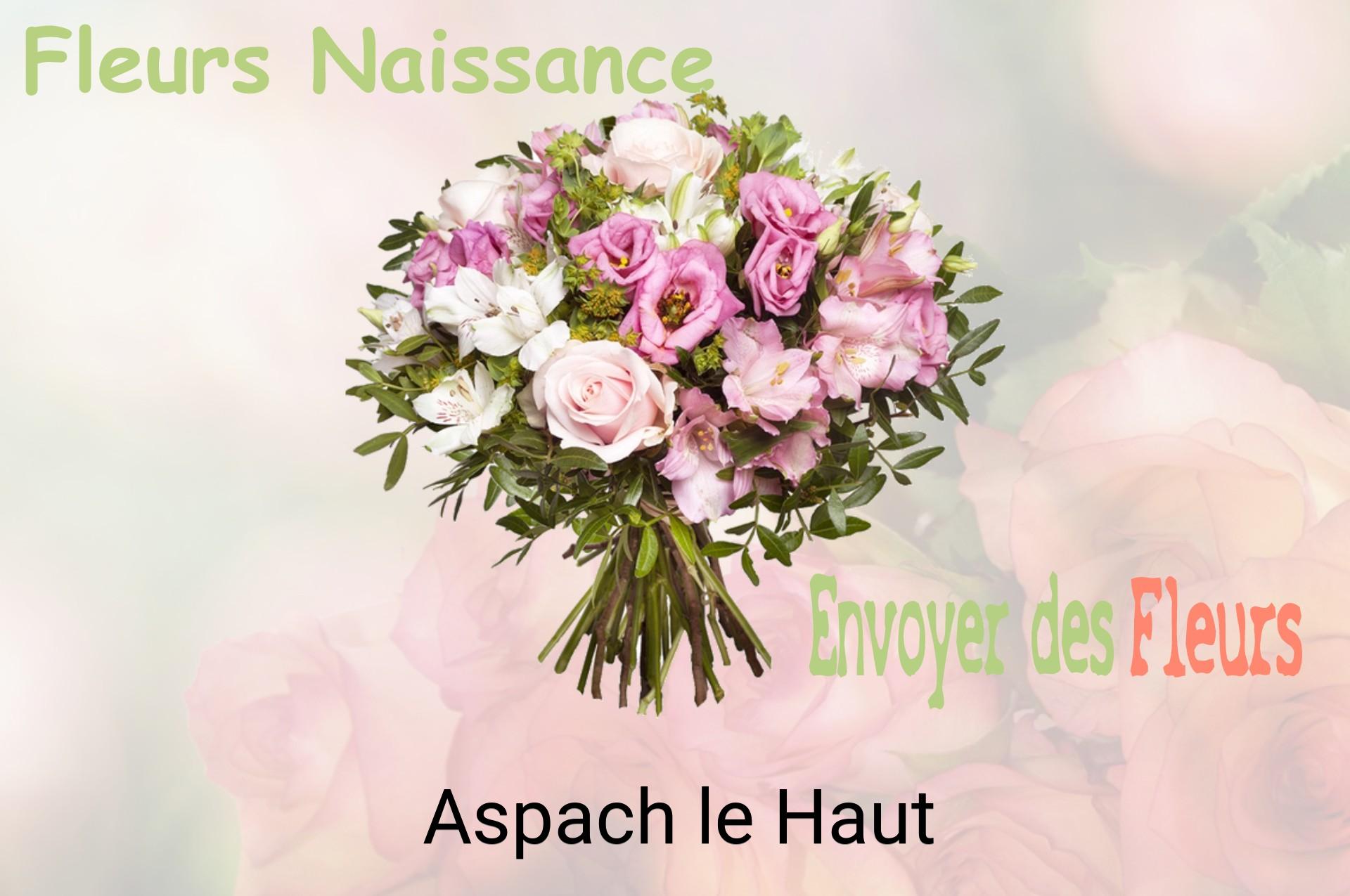 Bouquet de fleurs de naissance livré à Aspach-le-Haut